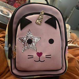 Rainbow Kitty backpack used twice